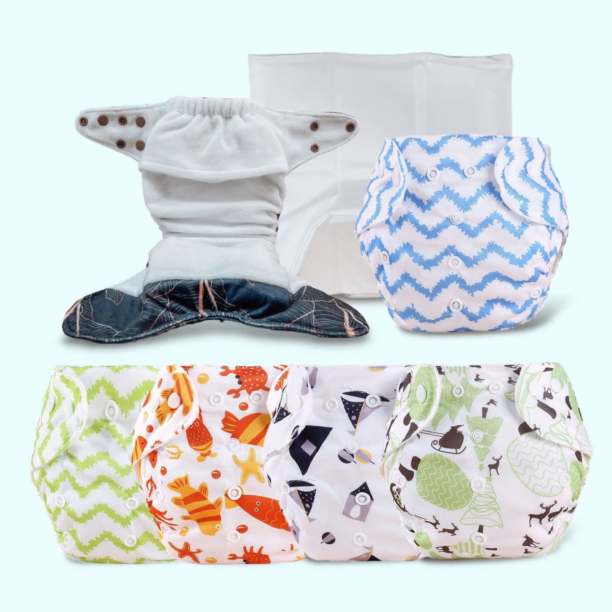 BeliaX™ - Couche Ultra Confortable - Réutilisable pour Bébé ( 0 à 3 ans )