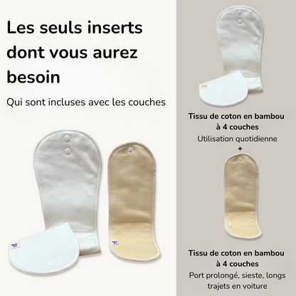 BeliaX™ - Ultra Comfortable Diaper - Reusable for Baby (0 to 3 years) 